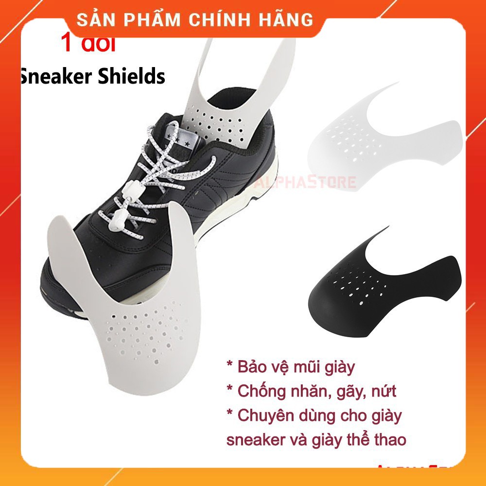 Bộ Lót Bảo Vệ Mũi Giày Shoe Shield (Loại 1, Nhựa Mềm) - Miếng Độn Chống Nhăn, Giữ Dáng Mũi Giầy Thể Thao Sneaker Shield