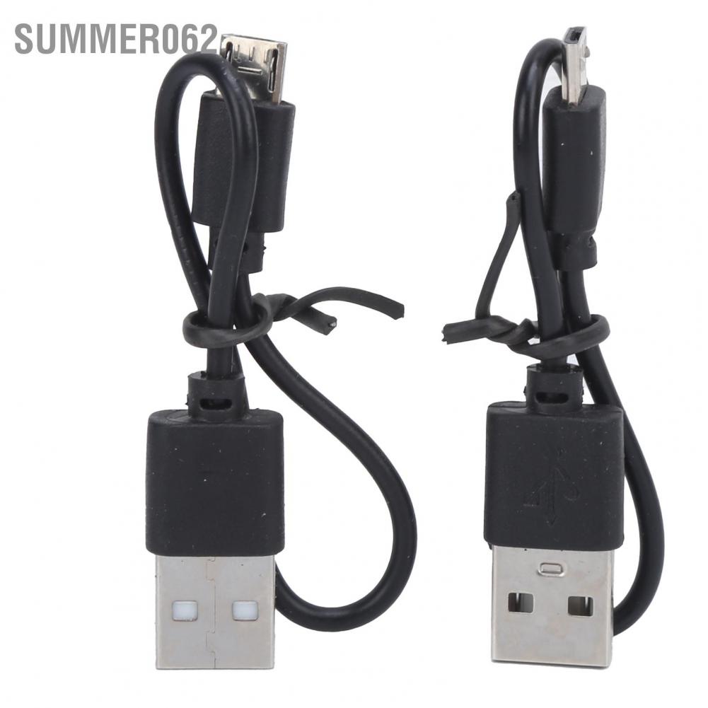 Summer062 Bike Light Set Front Headlight Back Taillight 6 Modes USB Rechargeable Warning Bicycle Lights