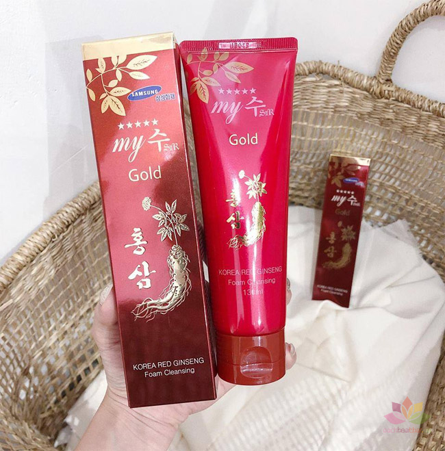 Sữa rửa mặt Gold Korea Red Ginseng Foam Cleansing