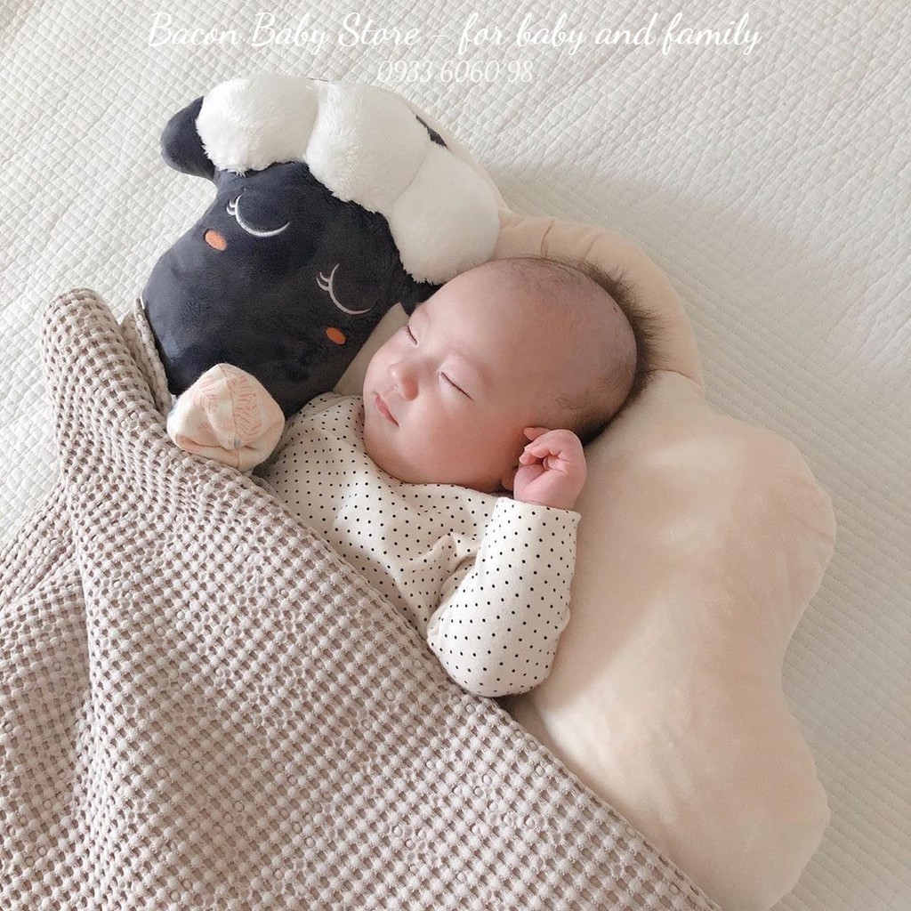 Gối Cừu Đa Năng Chữ C Goodnight Baby Ellusben Hàn Quốc