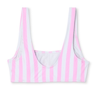 Bộ bơi bikini 2 mảnh Stripe Pink