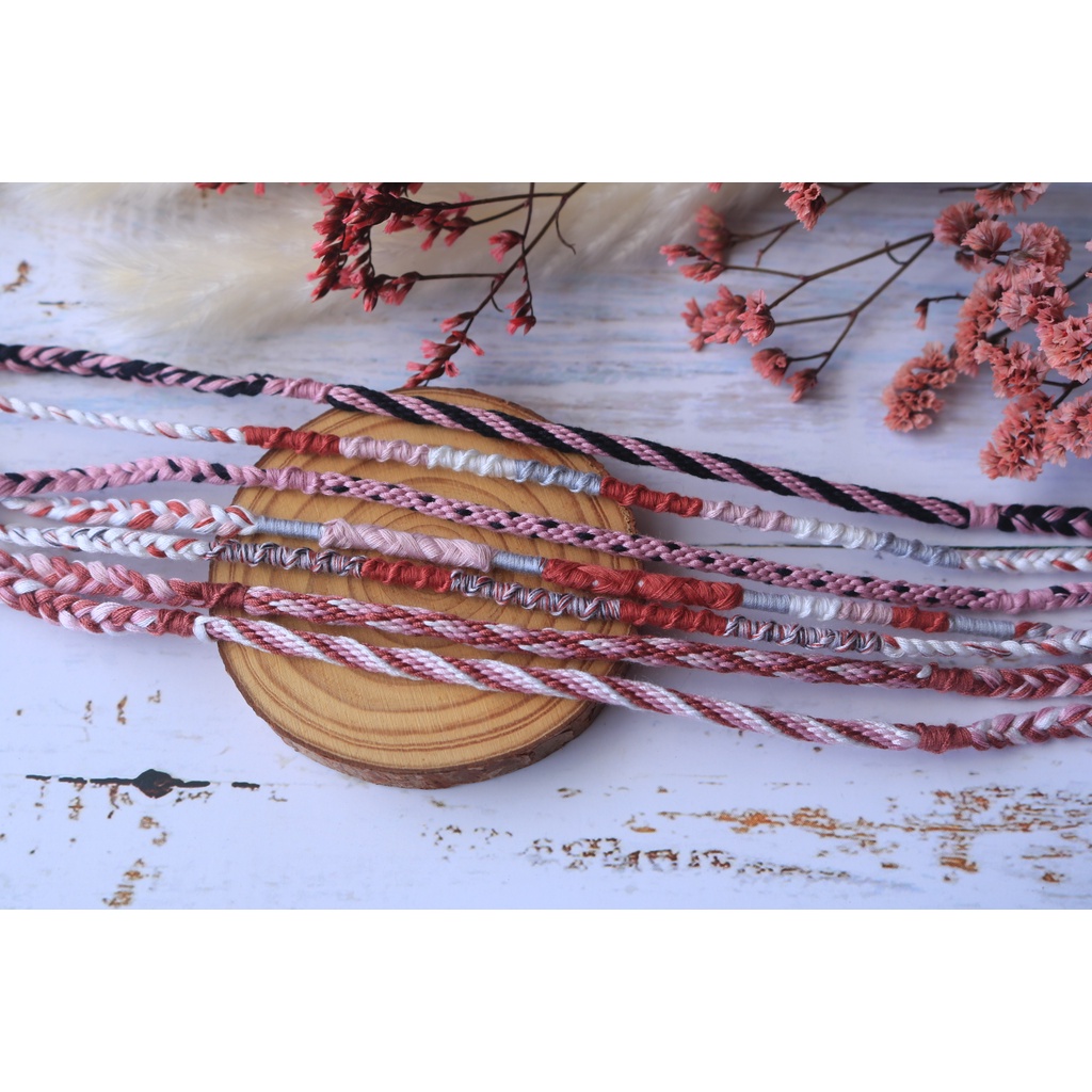 ️Vòng handmade tông hồng đất️