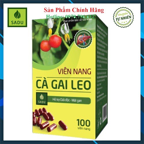 Cà Gai Leo Viên Nang Sadu - [CHÍNH HÃNG] - Cách tốt nhất để bảo vệ gan