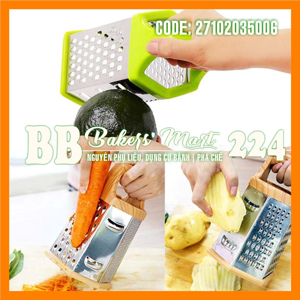 Dụng cụ bào rau củ quả đa năng GRATER 6 mặt (MÀU SẮC NGẪU NHIÊN)