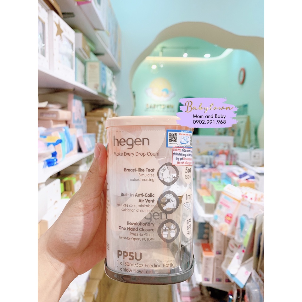 Bình sữa Hegen PPSU 150ml  [ Chính Hãng ]