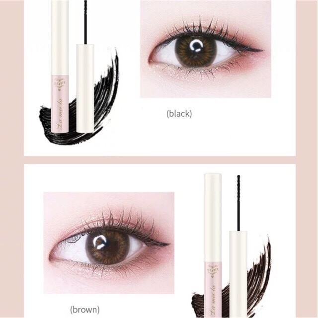 Mascara Siêu Mảnh Tơi Mi Lameila Skinny Microcara Vỏ Hồng MXx