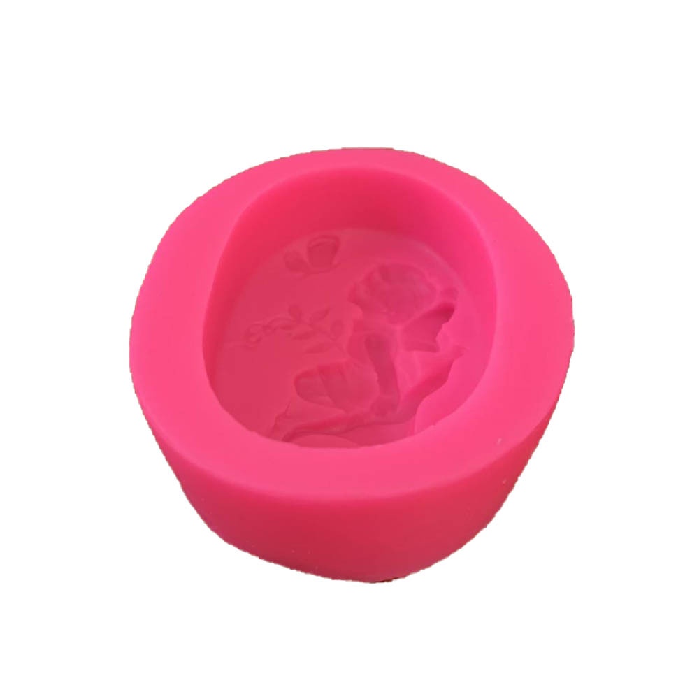 Khuôn silicon làm xà phòng hình cây thiên thần