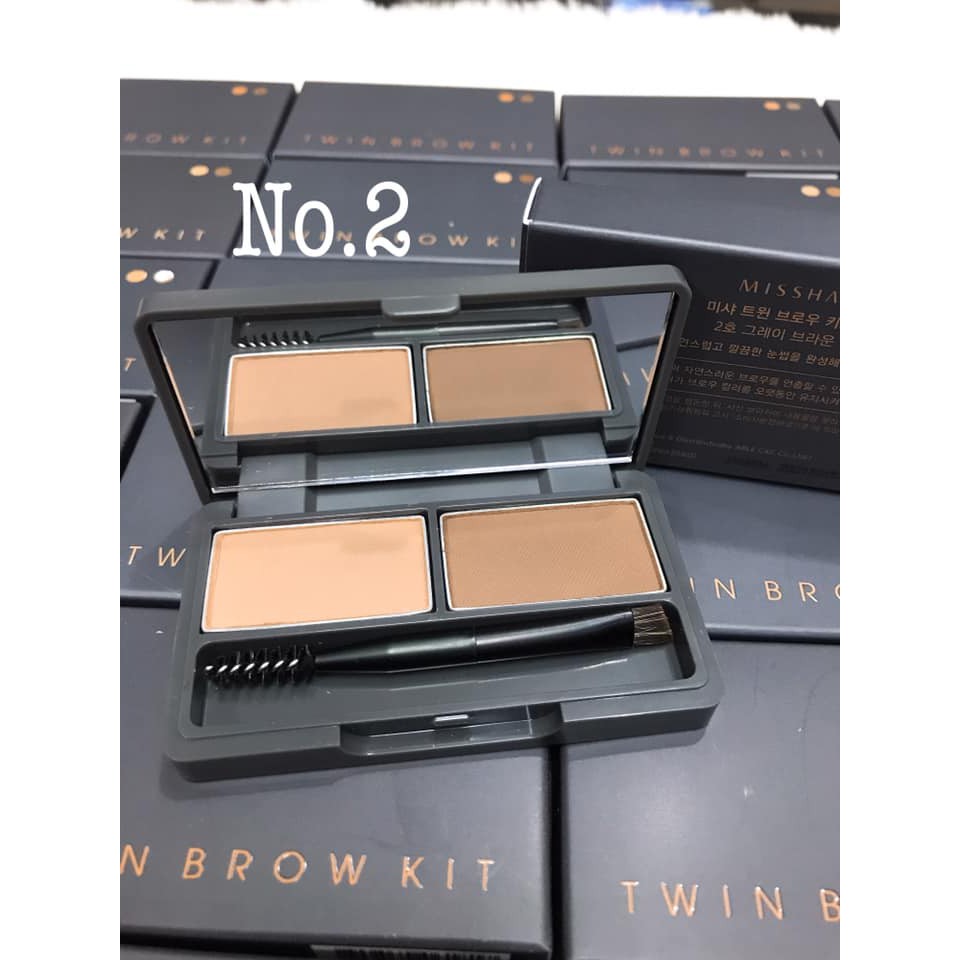 Bột Tán Chân Mày Hai Màu Missha Twin Brow Kit | BigBuy360 - bigbuy360.vn
