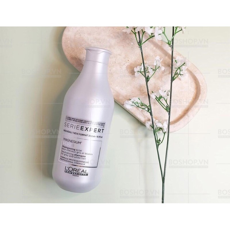 Dầu Gội Tím Loreal Silver Khử Ánh Sắc Vàng 300ml | BigBuy360 - bigbuy360.vn
