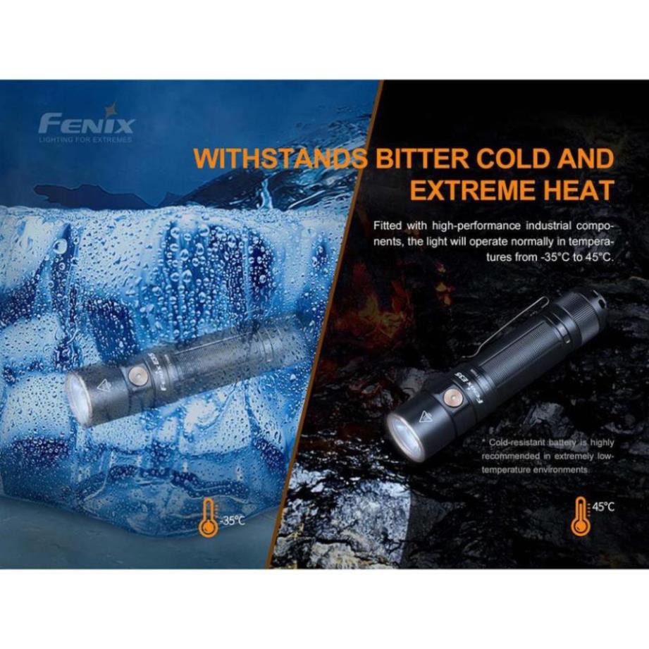 FENIX E35 V3.0 - Đèn pin EDC nhỏ gọn độ sáng 3000lm chiếu xa 240 sử dụng pin 21700 cổng sạc Type-C