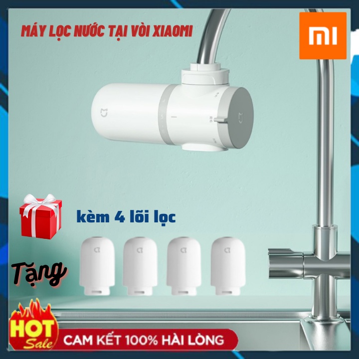 Máy Lọc Nước Xiaomi Tại Vòi- Kèm 4 Lõi Lọc Thay Thế, 4 Cấp Độ Lọc, 3 Chế Độ Nước Bảo Hành 2 Năm