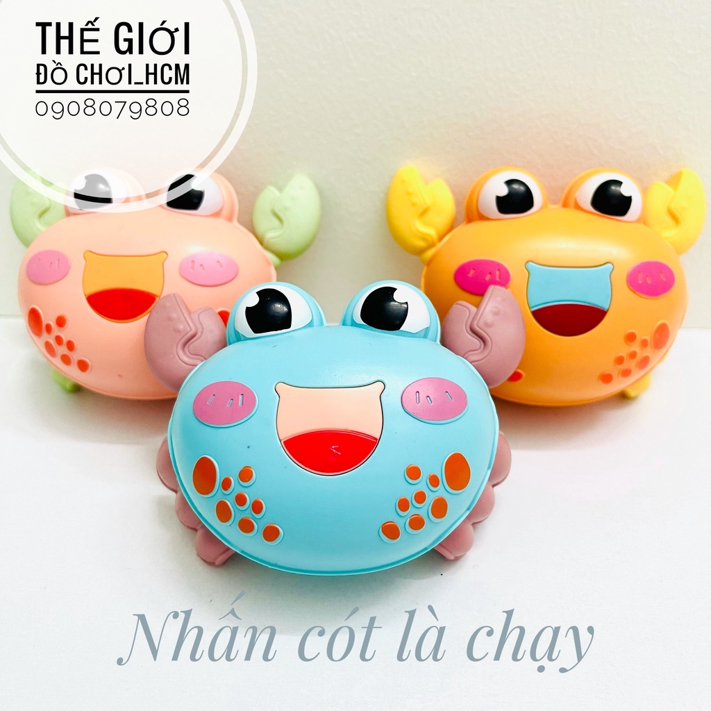 [HÀNG ĐẸP-CLIP THẬT] Đồ chơi trẻ em cua nhấn cót là chạy giúp bé phát triển khả năng sáng tạo, năng động, thích động vật
