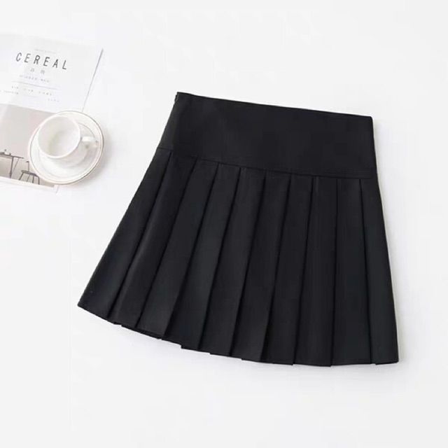 Chân váy xếp ly ngắn cạp cao có quần trong- BIGSIZE- C040