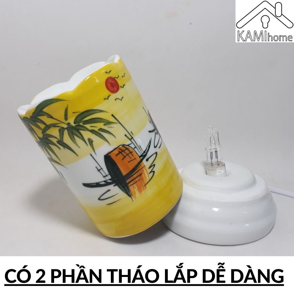 Combo Đèn xông tinh dầu (Chọn mẫu) + 1 bóng đèn + 1 Tinh dầu hương thơm đuổi diệt muỗi