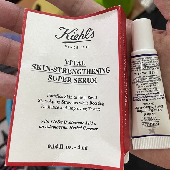Combo Tinh chất ngừa lão hóa Kiehl's Vital Skin-Strengthening  và Retinol Kiehl's - 4ml | WebRaoVat - webraovat.net.vn