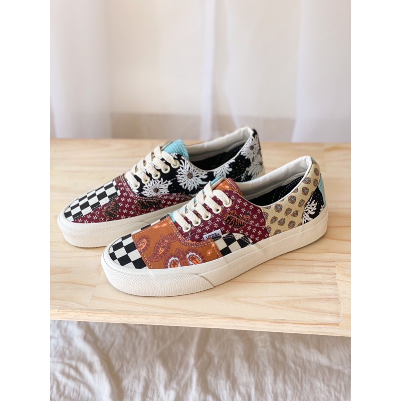 Giày Sneaker [REAL] Vans-Era-Patchwork-Tiger