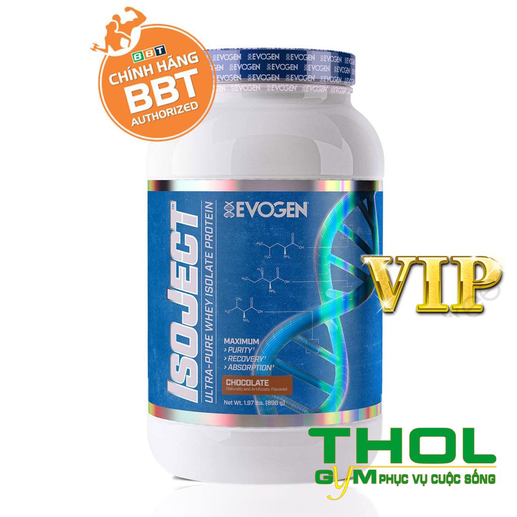 ISOJECT Premium EVOGEN - Whey Isolate tăng cơ VIP nhất