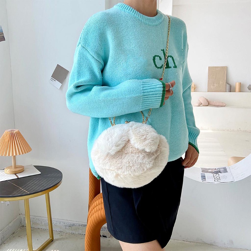 Túi Đeo Chéo Vai Hình Thỏ Thời Trang Sành Điệu Cho Nữ