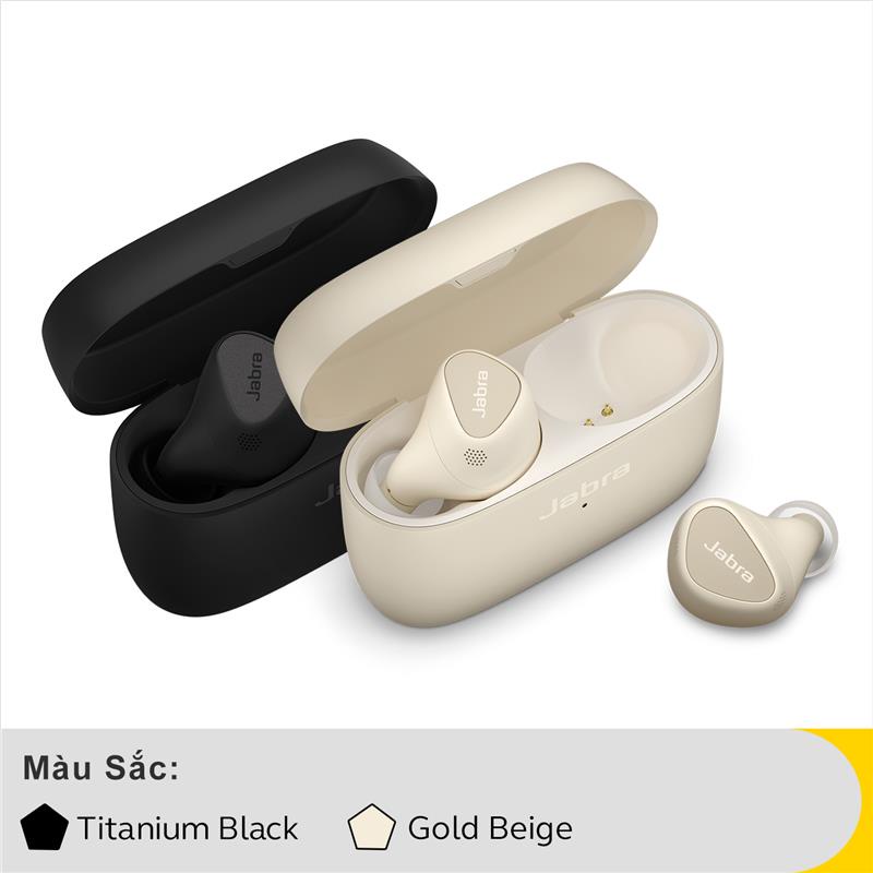 Tai nghe Bluetooth True Wireless Jabra Elite 5 Hàng Chính Hãng