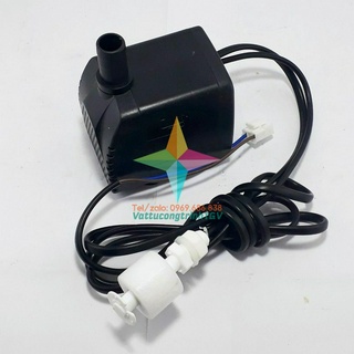 Bơm chìm mini DYH-16 220V công suất 16W kèm phao chống cạn dùng cho quạt hơi nước