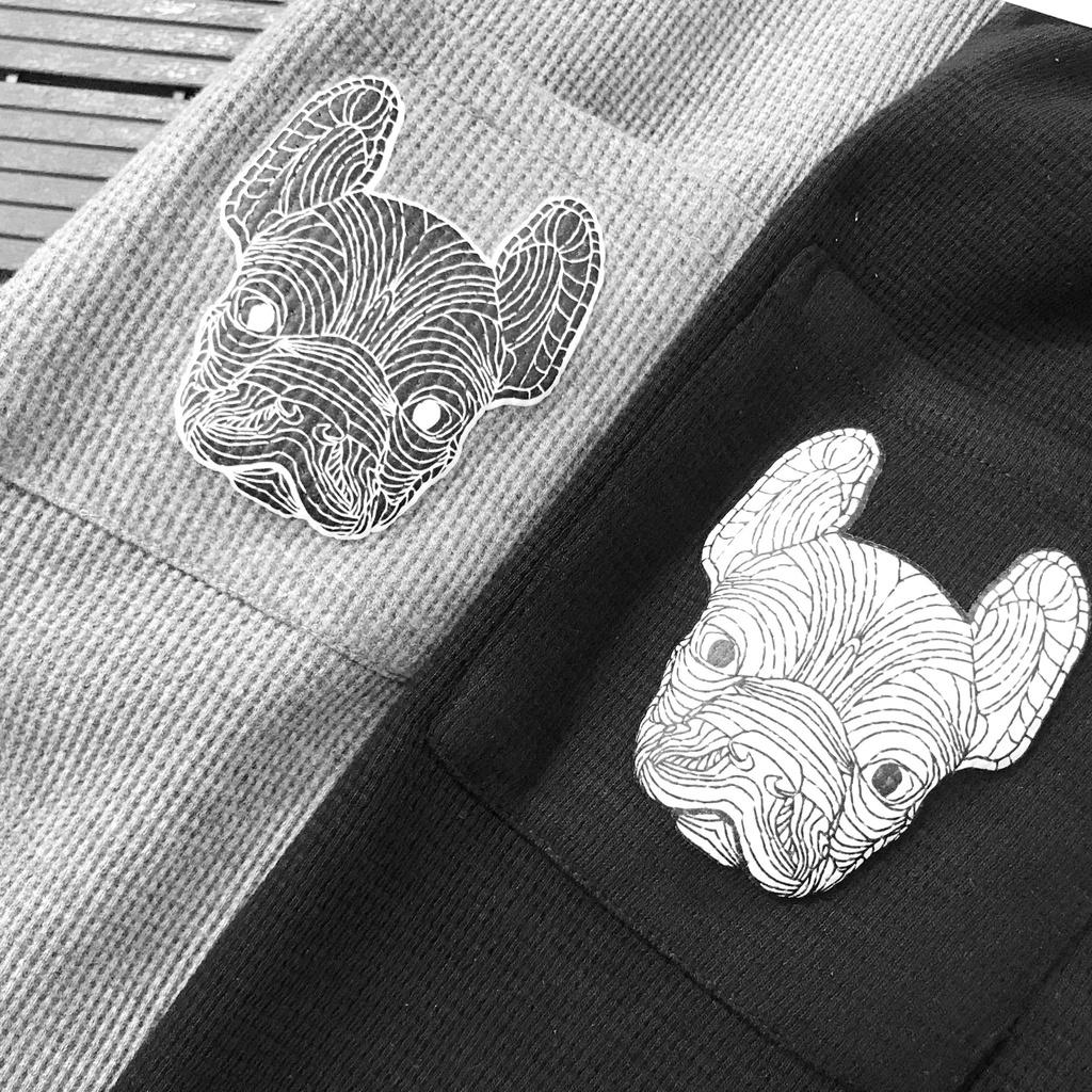 Áo thun unisex túi hộp, chất liệu thun tổ ong dày mịn, form rộng tay lỡ cá tính 9755