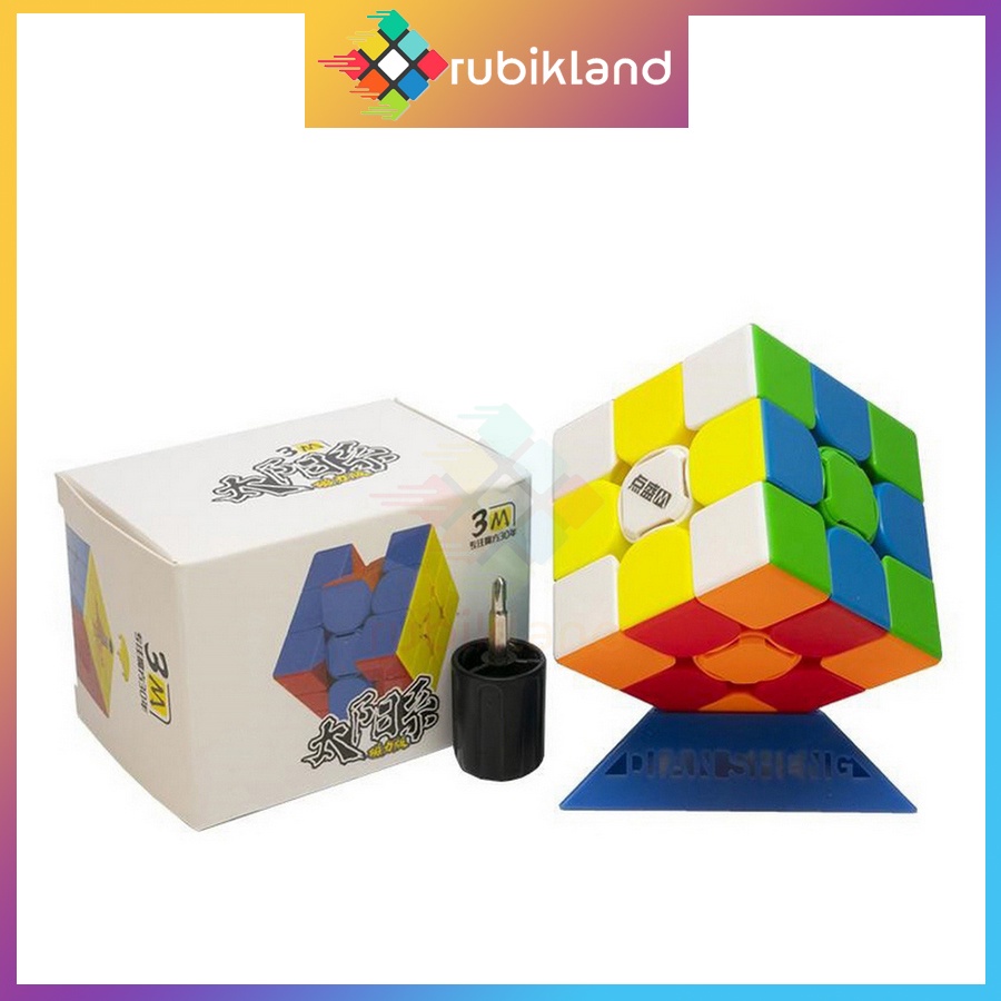 Rubik DianSheng 2M 3M 4M 5M Rubic 2x2 3x3 4x4 5x5 Có Nam Châm Stickerless Không Viền Đồ Chơi Trí Tuệ