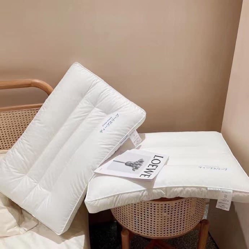 Gối matxa xuất Nhật ruột bông cao cấp kháng khuẩn kích thước 50x70cm