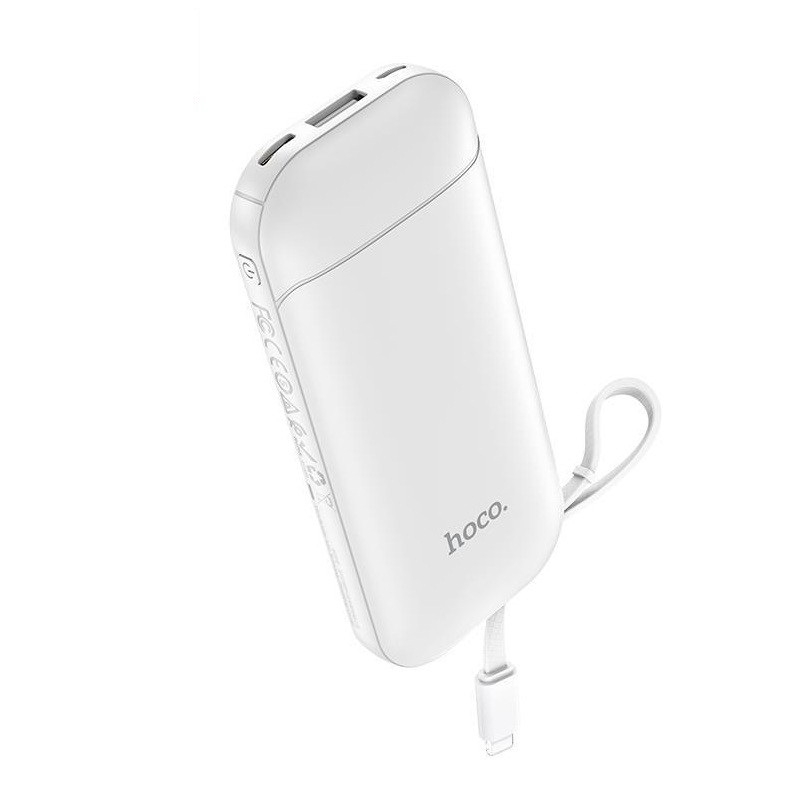 Sạc Dự Phòng Hoco CJ3 Kèm Cáp Sạc Lightning Cho Iphone dung lượng 10.000mAh - Hàng Chính Hãng