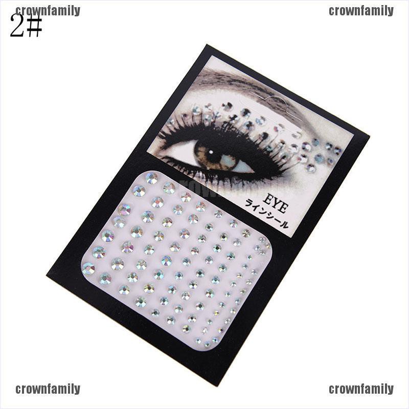 (hàng Mới Về) Hình Xăm Dán Đính Kim Cương Giả Lấp Lánh Trang Điểm Mắt Thời Trang | BigBuy360 - bigbuy360.vn