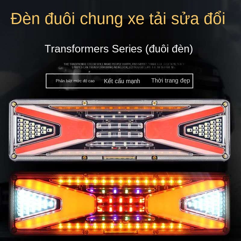 Đèn hậu lái xe tải LED chạy nước 12 / 24v chiếu sáng rơ mooc chính phim hoạt hình với Steyr Power King 140 nhiều m