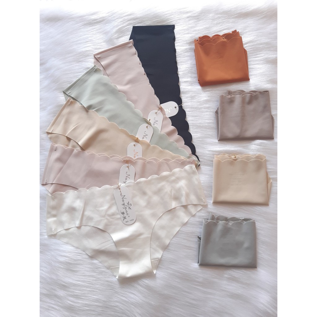 Quần Lót Nữ - 5 Quần Su Lụa Trơn Cắt Lưng Và Viền - Mã 1033 | BigBuy360 - bigbuy360.vn