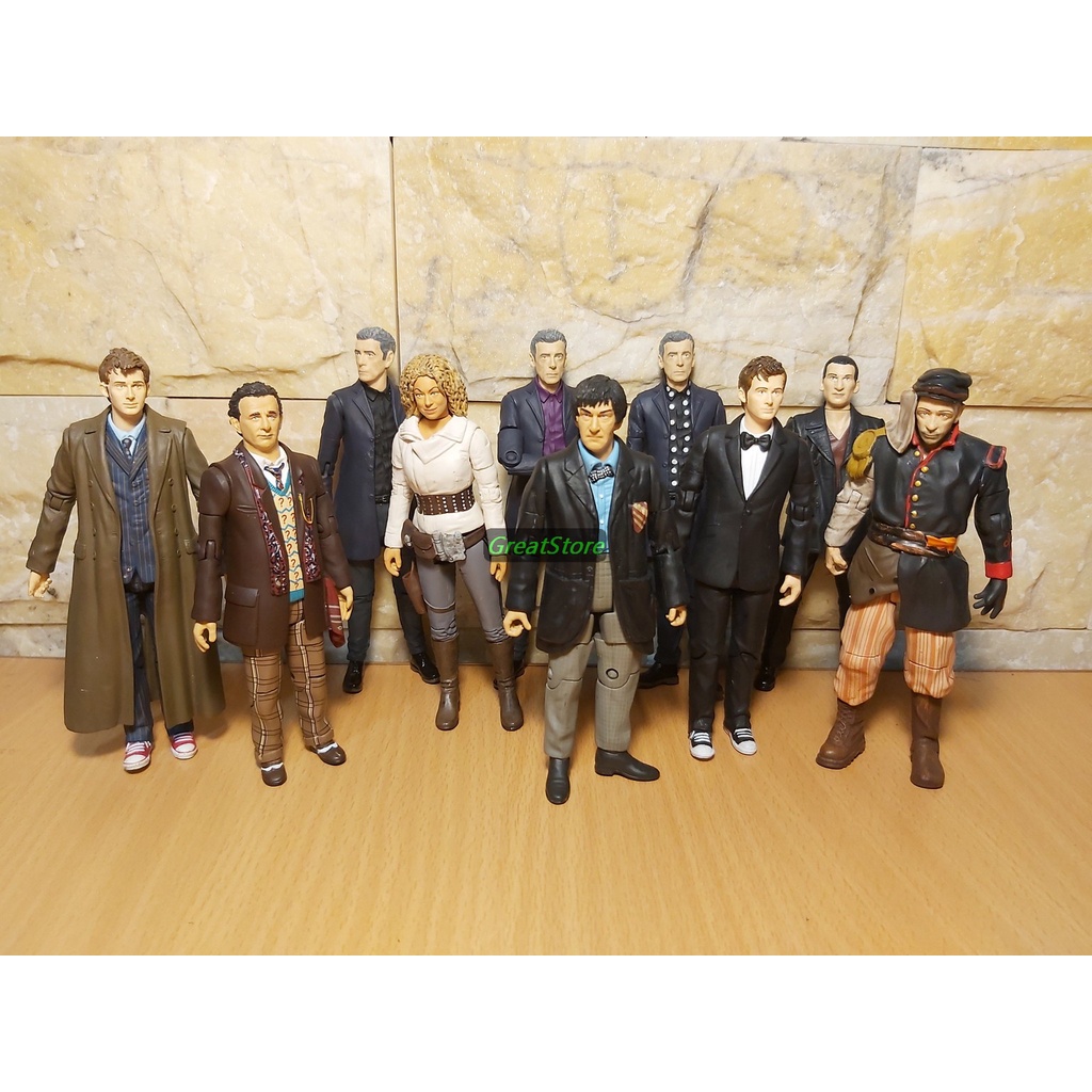Mô hình nhân vật Doctor Who David Tennant,River Song,Flesh mask,Uncle 5inch action figures cử động linh hoạt