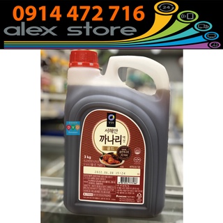 Can 3 Kg Nước Mắm Cá Chình Hàn Quốc Daesang- Dùng Làm Kim Chi