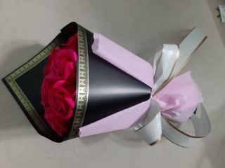 🌹Hoa hồng sáp bó tròn 11 bông 🌹