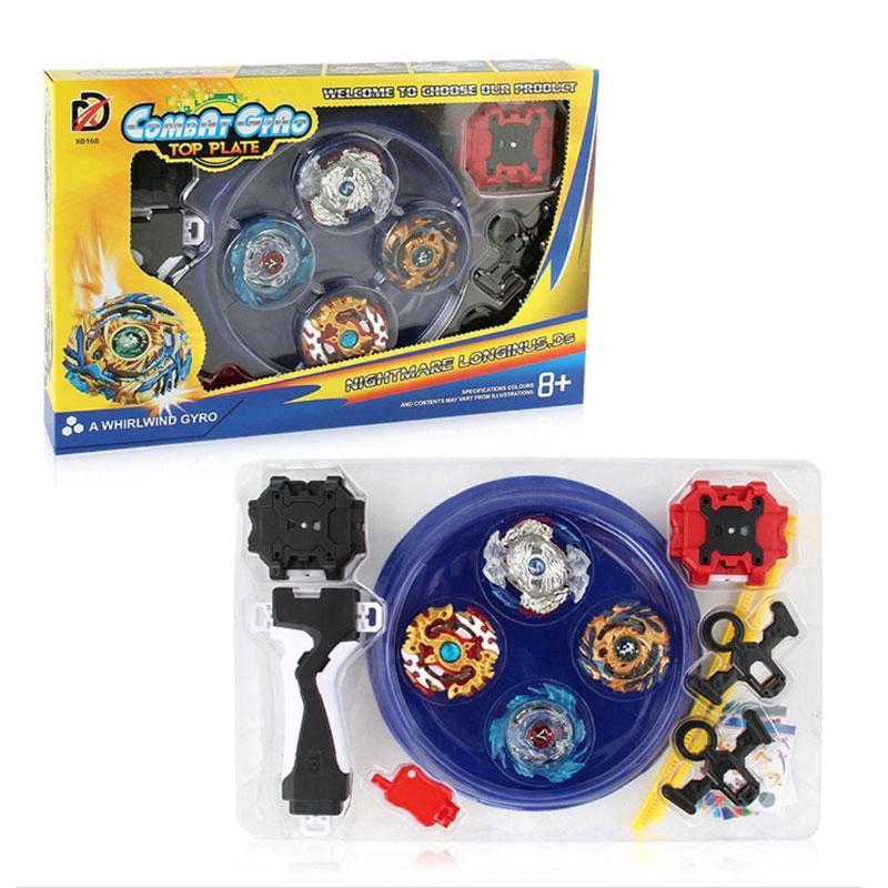 Bộ đồ chơi con quay Beyblade kèm bệ phóng bằng kim loại