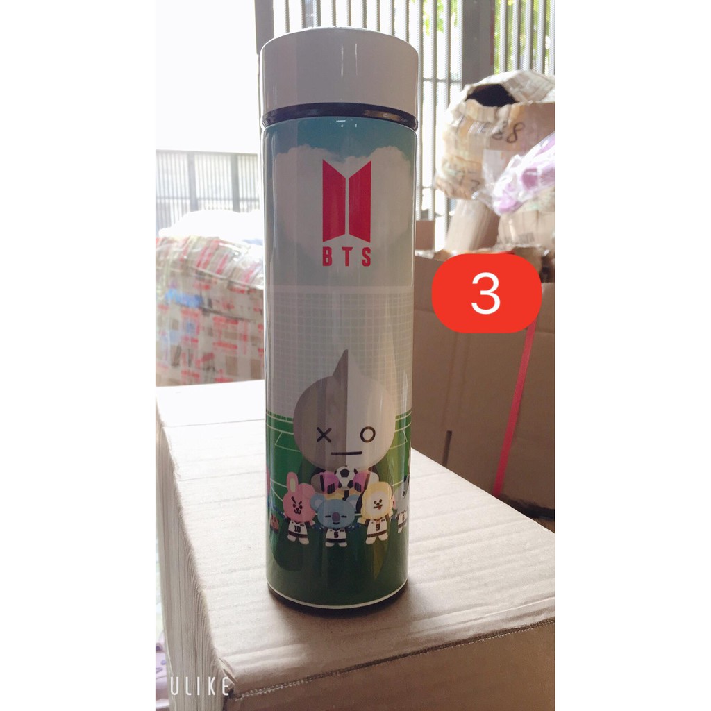 Bình giữ nhiệt inox Bangtan Cooky Tata Chimmy Shooky Koya Rj Mang