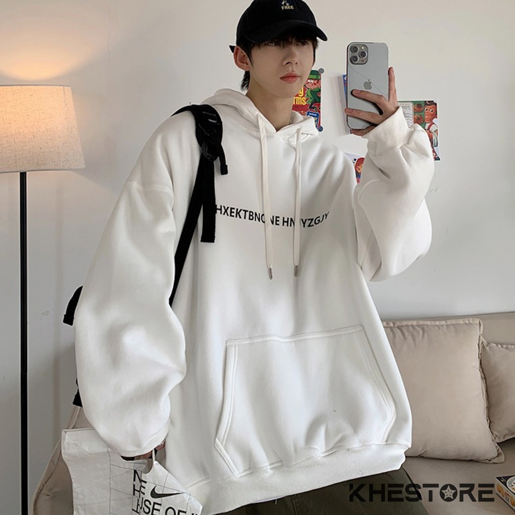 Áo Hoodie Khestore 3122 , Áo Hoodie Nam Nữ From Rộng , Hoodie nỉ bông