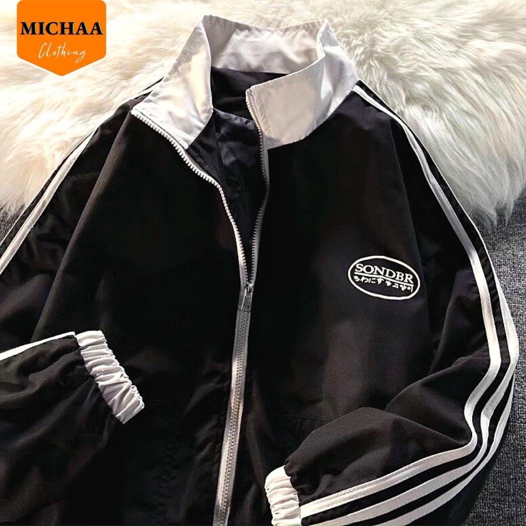 Áo Khoác Bomber Dù SONDBR Nam Nữ Ulzzang Unisex Kiểu Bóng Chày Form Rộng 2 Lớp - MICHAA