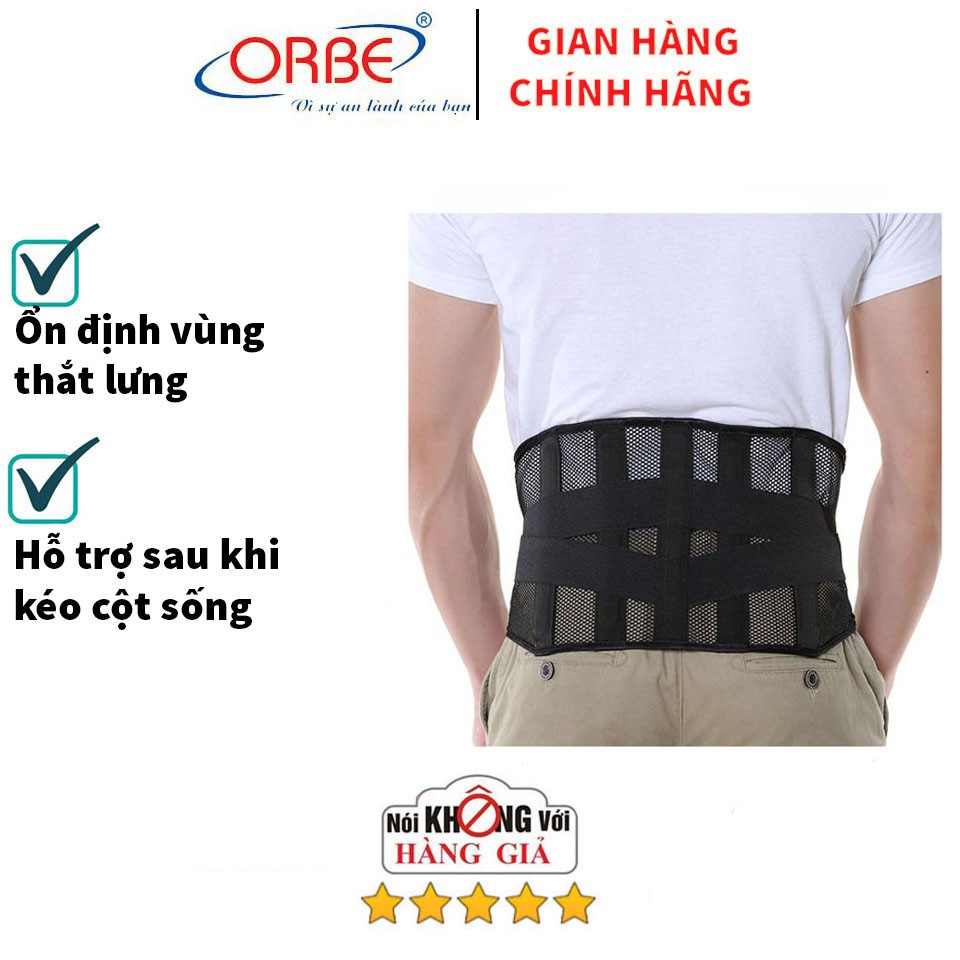 Đai thắt lưng ORBE H3 - Cố định, ổn định vùng thắt lưng