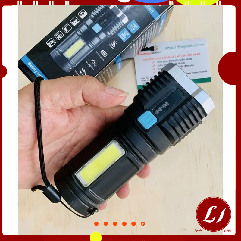 Đèn pin cầm tay SẠC USB siêu sáng tiện lợi