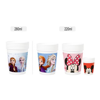 Ly giấy disney dùng 1 lần- 280ml - 50 cái/lốc