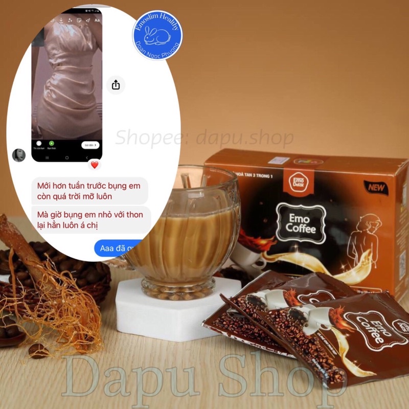 (EMO COFFEE) Bột hoà tan giảm cân Emoslim vị Cà Phê | BigBuy360 - bigbuy360.vn