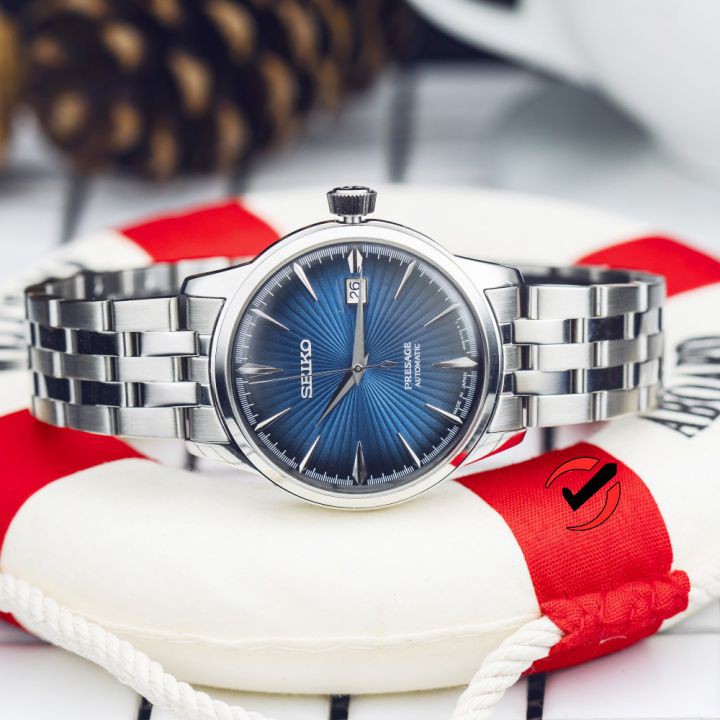 [Mã HANGHIEU5 giảm 15% đơn từ 500K] Đồng Hồ Cơ Nam Seiko Presage Automatic Cao Cấp SKPS01DT