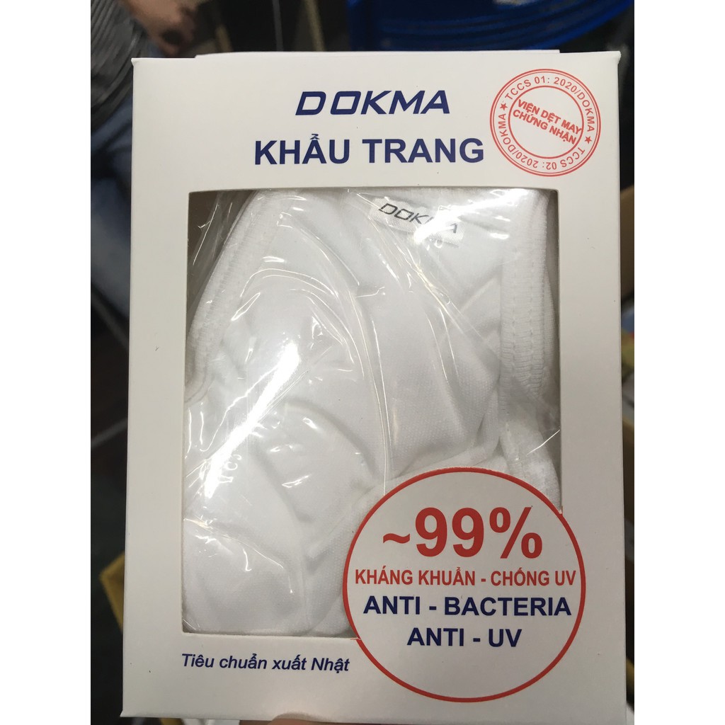 Khẩu trang Dokma (hộp 10c) - Người lớn và trẻ em