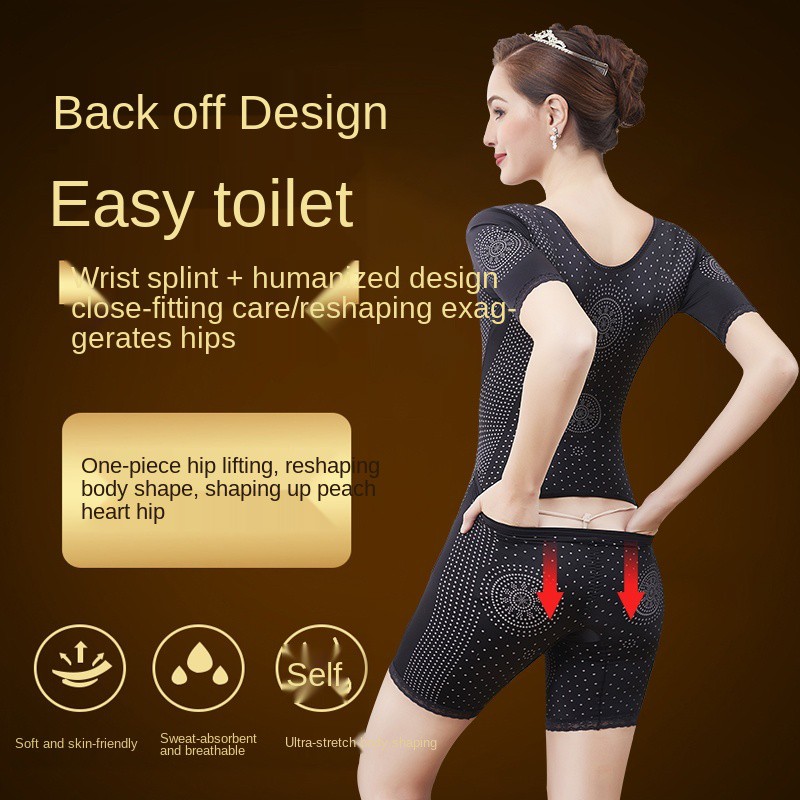 Bộ Bodysuit Định Hình Dáng Thon Ngắn Tay Cho Nữ 1979 # | BigBuy360 - bigbuy360.vn