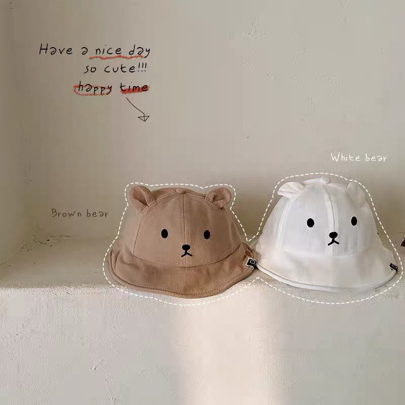 MUP 151 : Mũ vành gấu cực xinh cho bé 44-47cm