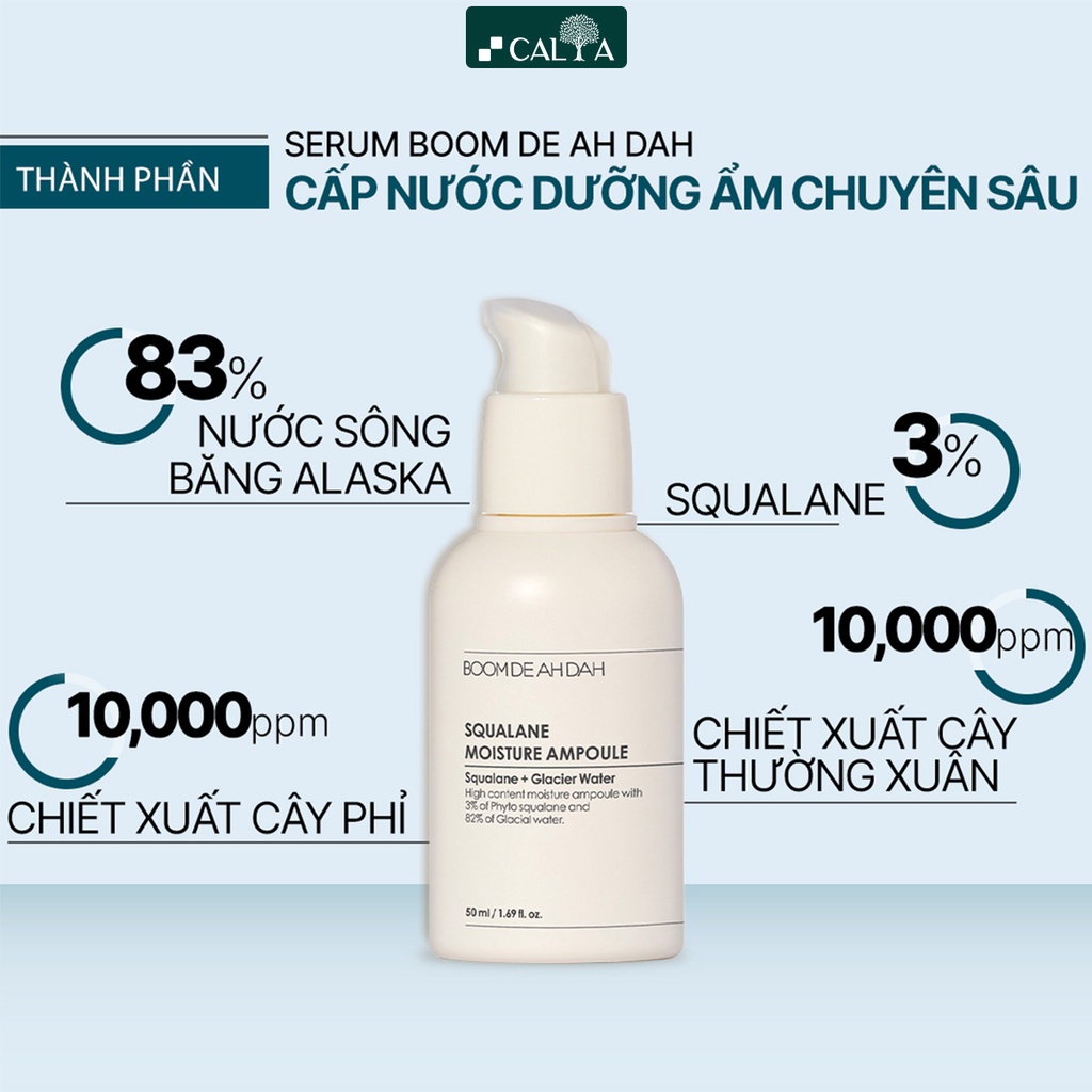 Tinh Chất Serum Boom De Ah Dah Dưỡng Trắng Da, Phục Hồi, Cấp Ẩm, Trẻ Hóa Làn Da 50ml