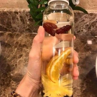 Bình detox thủy tinh 500ml