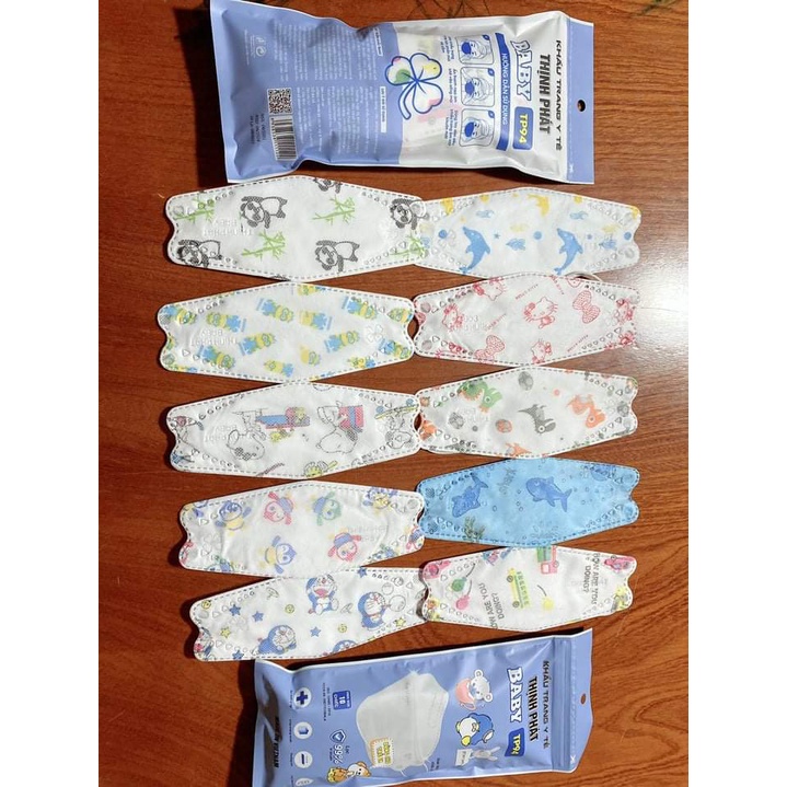 Túi 10 Khẩu Trang Y Tế Trẻ em Thịnh Phát Baby TF94