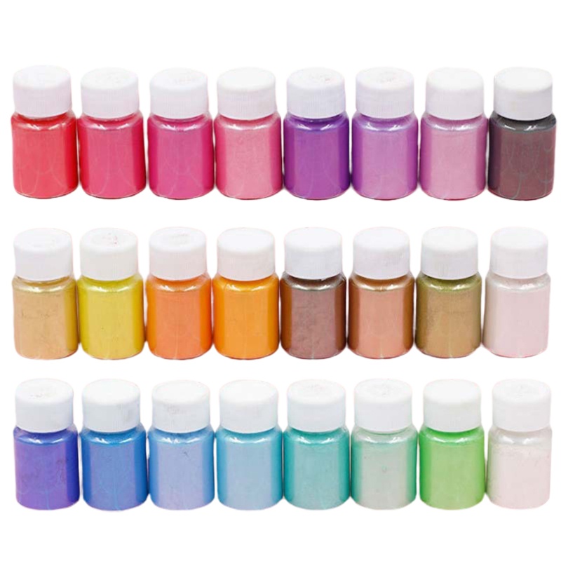 Set 24 Hộp Bột Màu Làm Nến Epoxy Resin